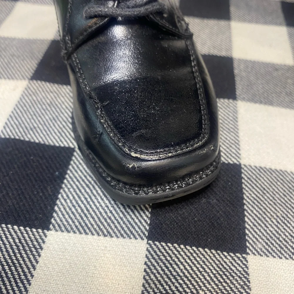Kids Drexlite Classic Black Lace-Up‎ Dress Shoes